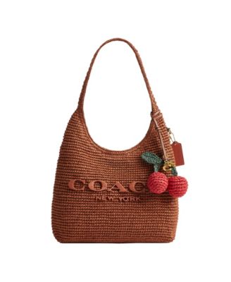 COACH Cherries Straw Bag Charm - Macy's