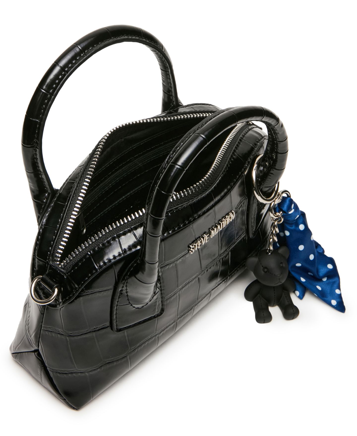 Женская сумка Steve Madden Bmelodie Small East/ West Bag With Scarf, цвет: Чёрный — фото 2