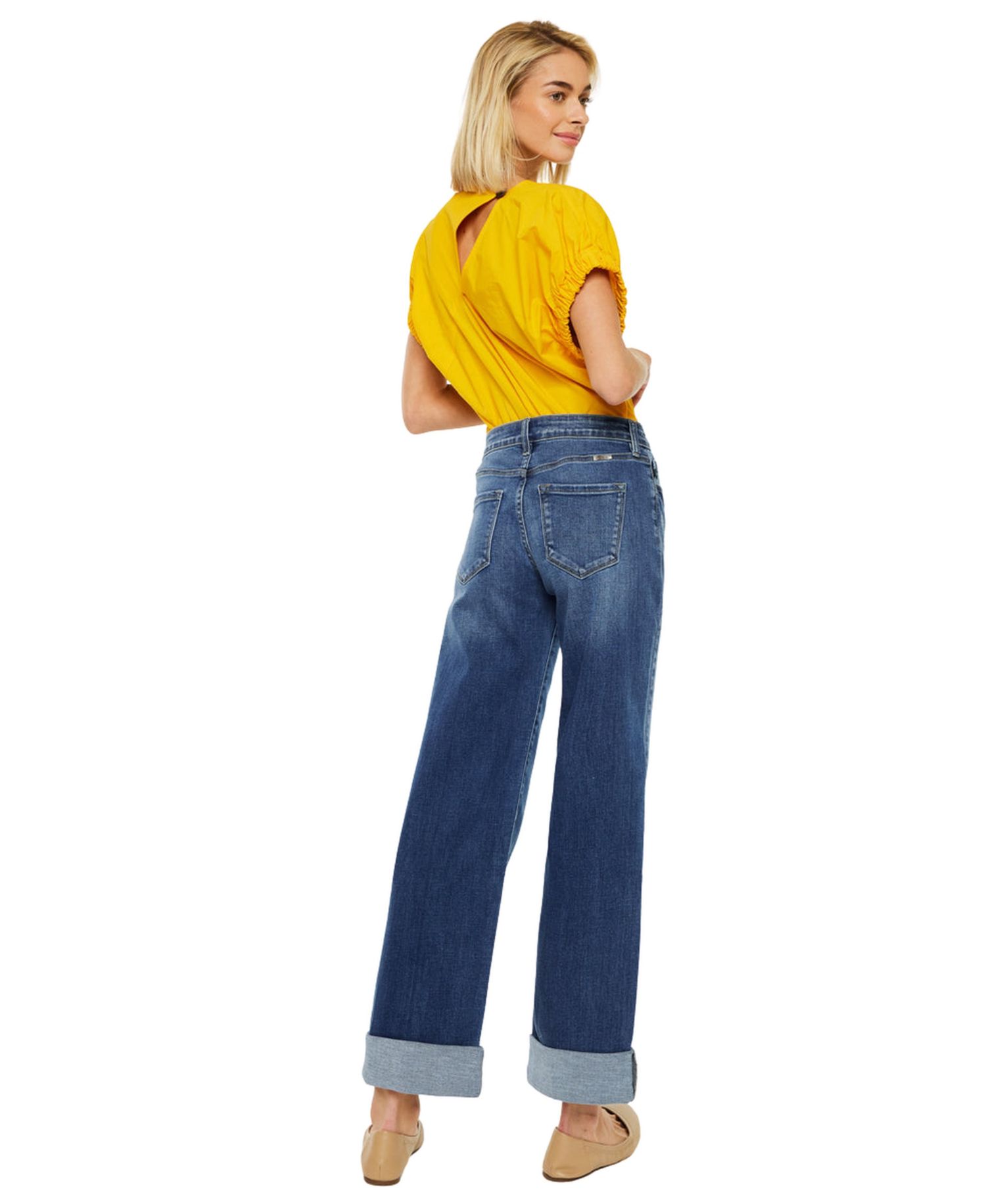 Women's Ivanna High Rise Wide Jeans