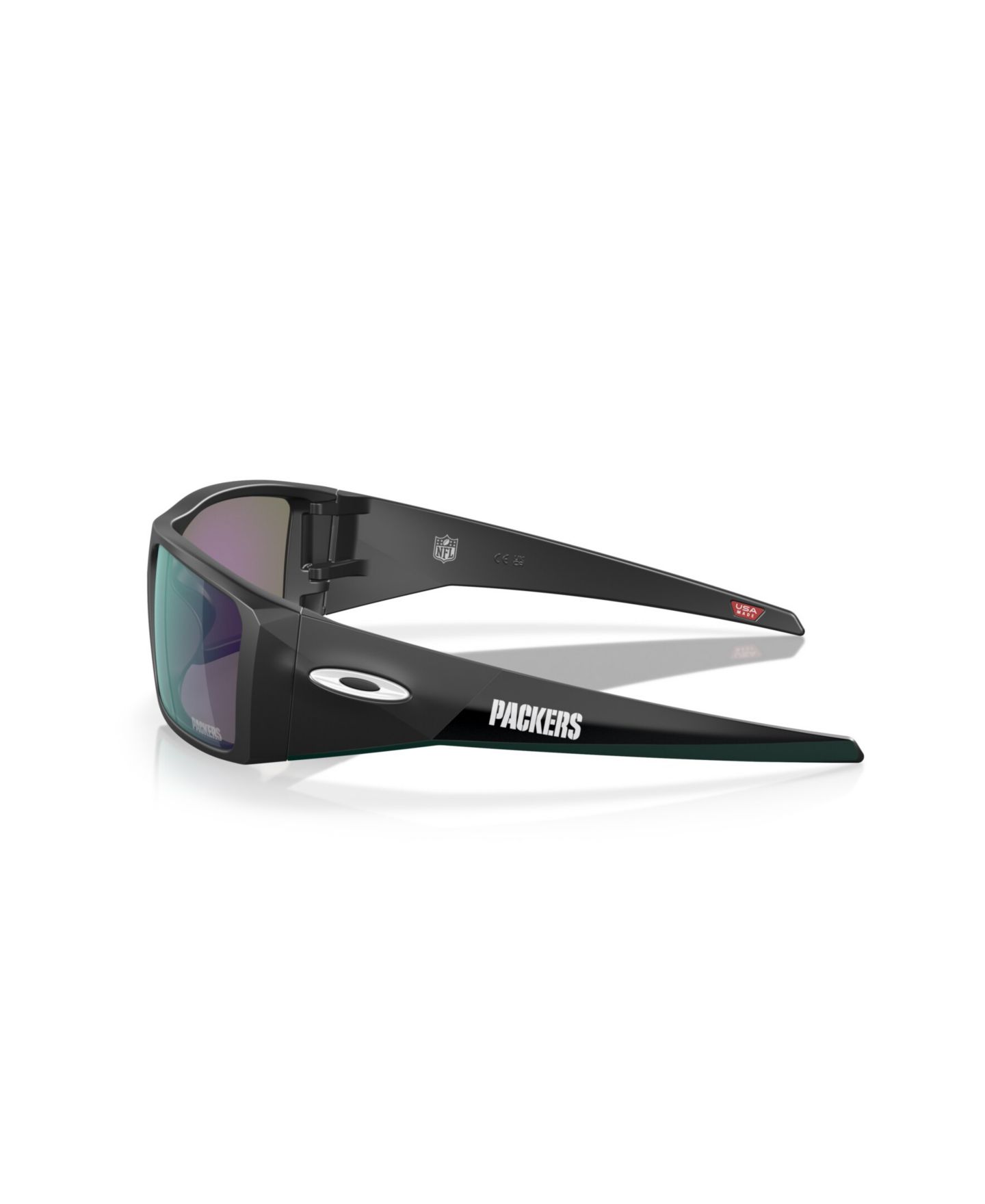 Мужские солнцезащитные очки Oakley Kansas City Chiefs Heliostat Rectangle Sunglasses, OO9231, цвет: Матовый чёрный — фото 3
