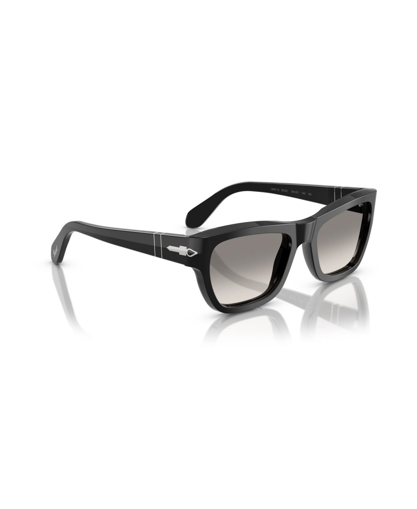 Солнцезащитные очки Persol Unisex Butterfly, PO0091S, цвет: Чёрный — фото 6
