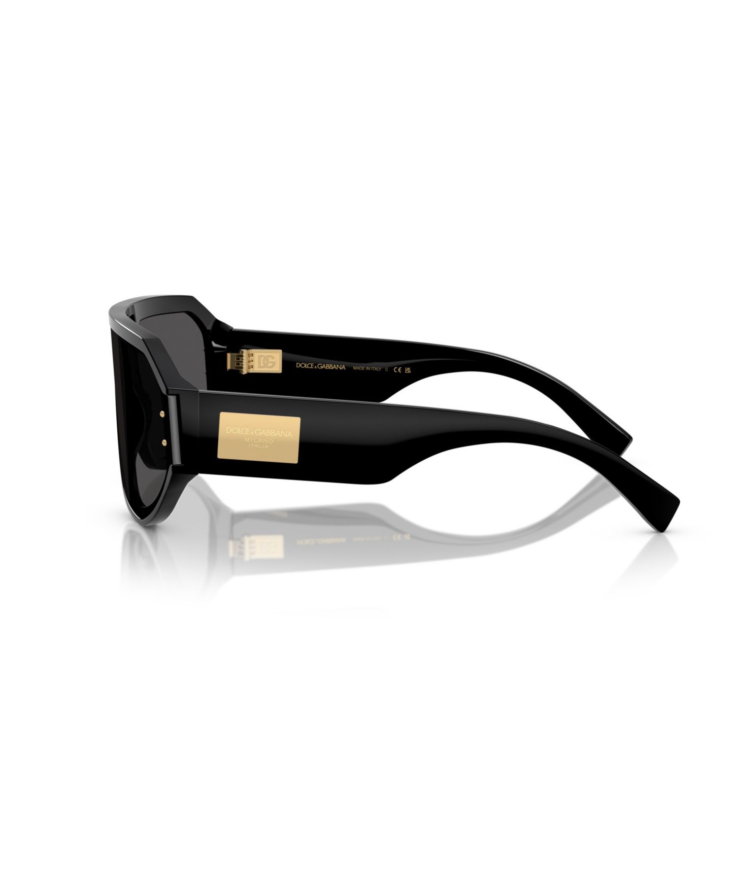 Мужские солнцезащитные очки Dolce&Gabbana Pilot Sunglasses, DG4481F, цвет: Чёрный — фото 3