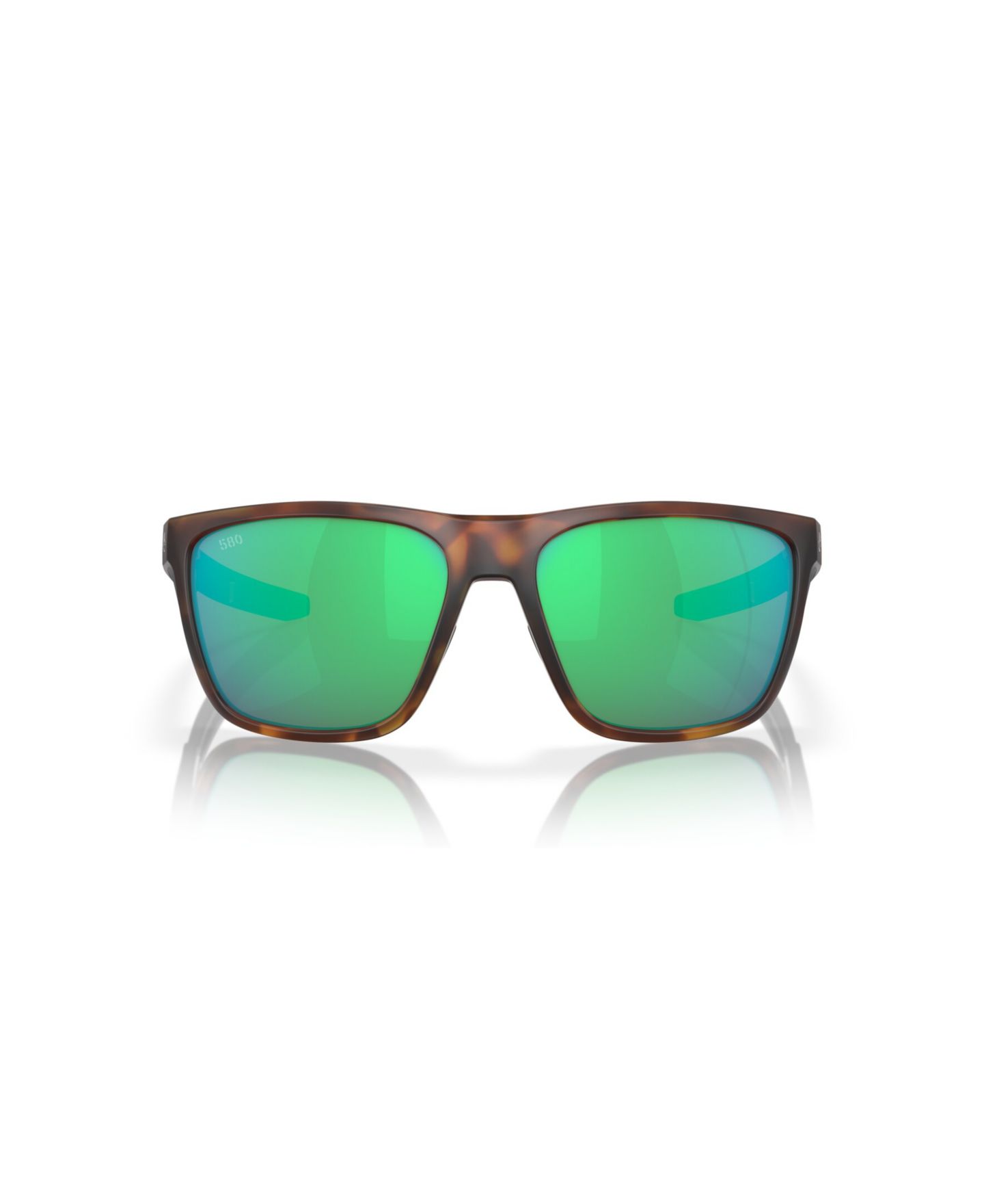 Мужские солнцезащитные очки Costa Del Mar Polarized Square Sunglasses, Ferg 6S9002, цвет: Матовый черепаховый — фото 2