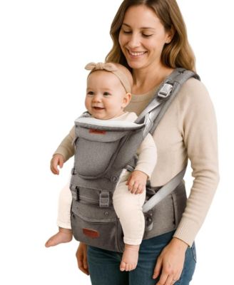 3-in-1 Ergonomic Baby Carrier with Hip Seat