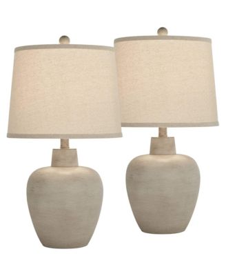 Emeril 23 1/2" High Urn Small Southwest Accent Table Lamps Set of 2 Living Room Bedroom Bedside Nightstand House