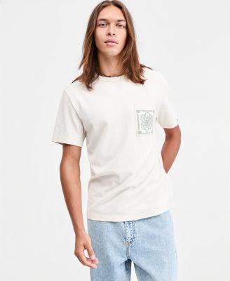 Men's Pocket Medallion Embroidered T-Shirt