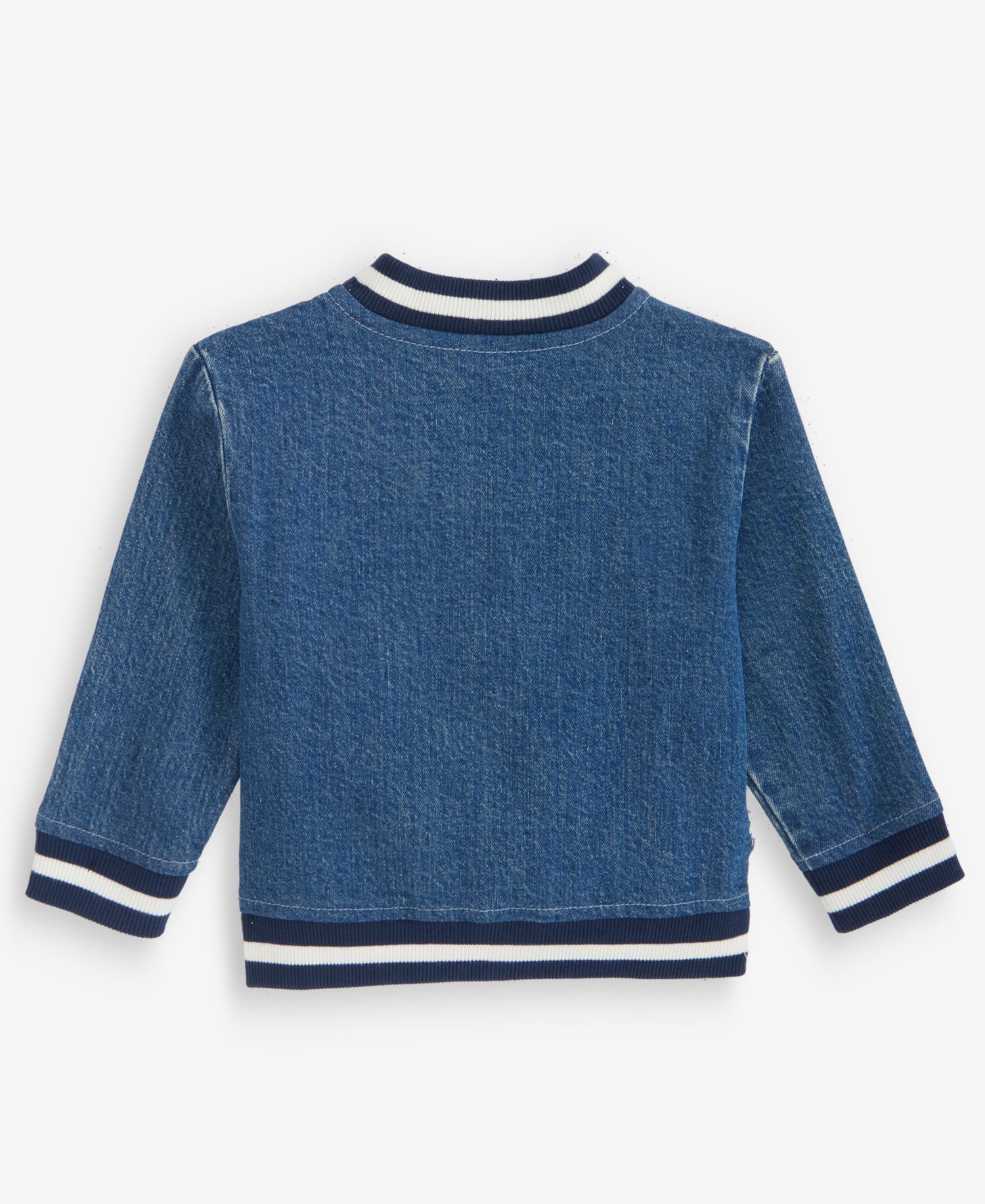 Baby Boys' 3M-24M Denim Varsity Jacket