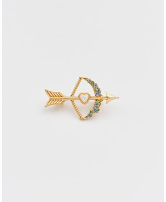 Cupids Bow and Arrow Brooch