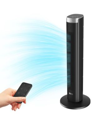 Heatdaz 36 Inch Tower Fan with WiFi and Bluetooth Control, 90degree(s) Oscillating, 4 Wind Modes, 4 Speeds, 12H Timer, Quiet Operation for Home Office