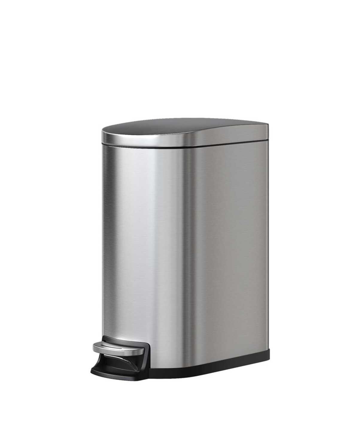 gaomon 1.6 Gal Step-On Stainless Steel Trash Can, Garbage Bin with Soft Close Lid