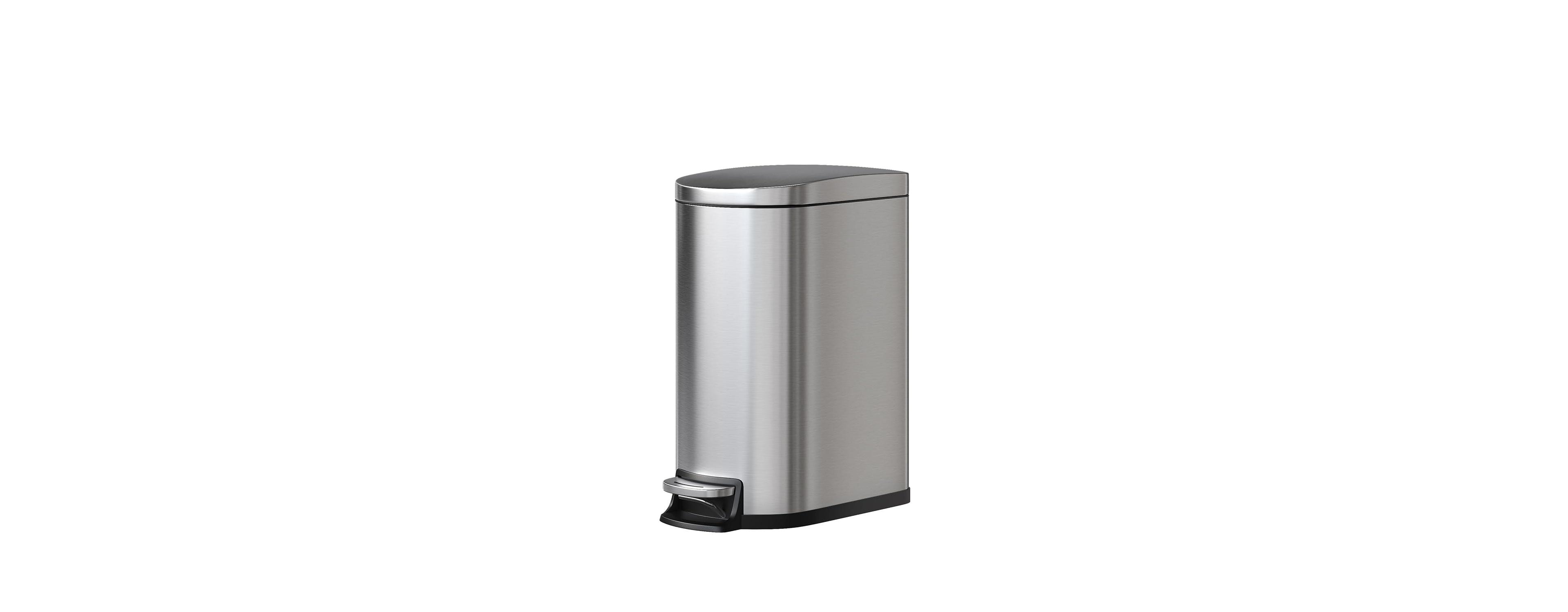 gaomon 1.6 Gal Step-On Stainless Steel Trash Can