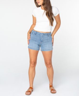 Women's Denim Trouser Shorts