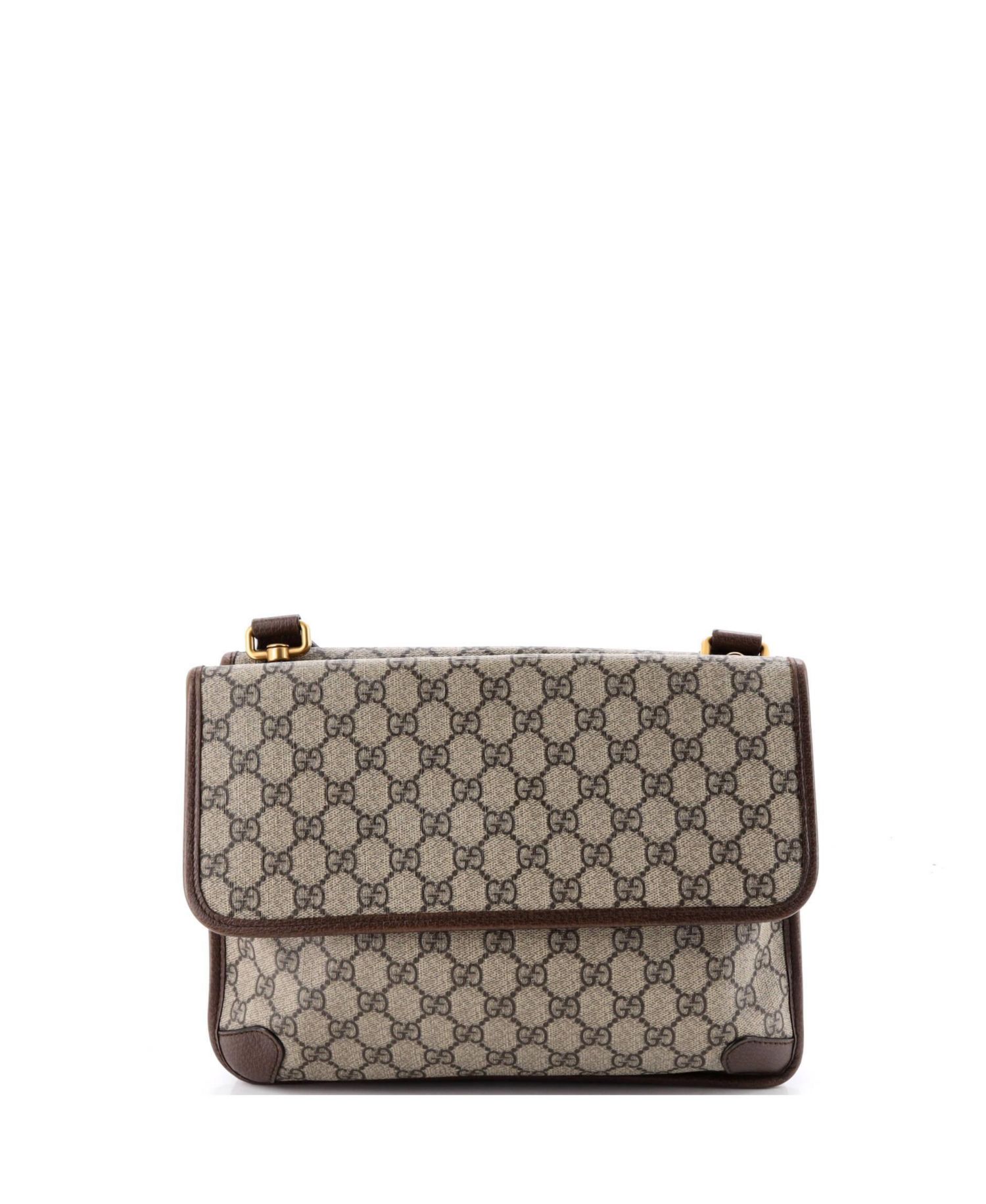 Medium Neo Vintage Flap Messenger GG Coated Canvas