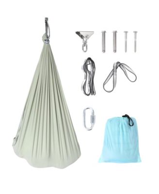 Dual-Layer Sensory Therapy Hammock Swing for Autism and Sensory Needs - Heavy Duty, Calming Pressure, 360degree(s) Swivel, Indoor/Outdoor