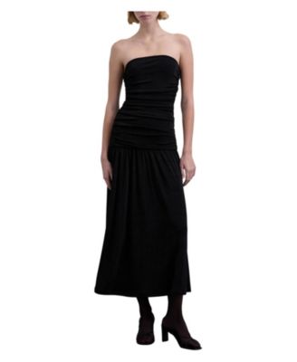 Women's Gathered Knit Dress
