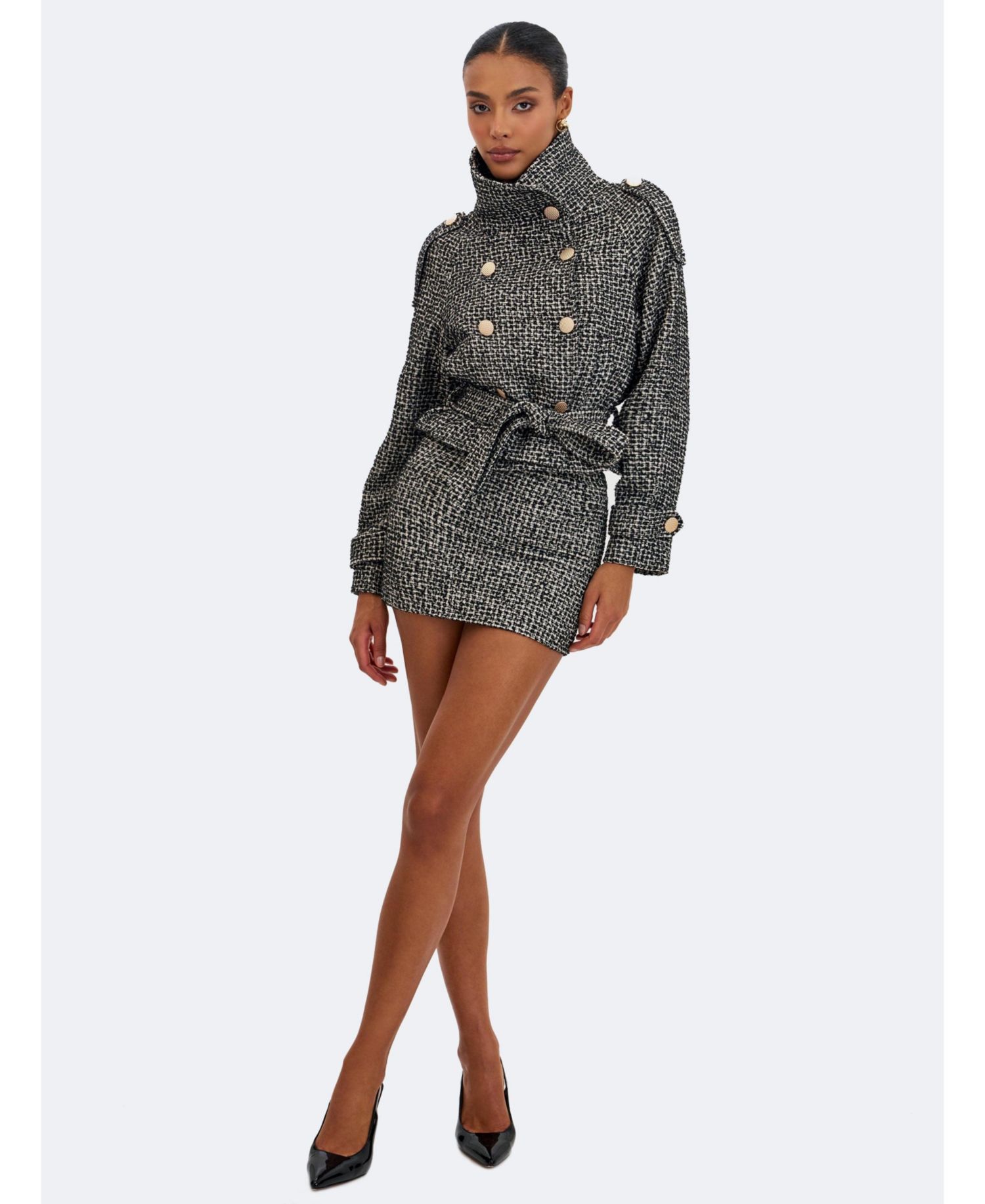 Women's Sandra Tweed Mini Skirt