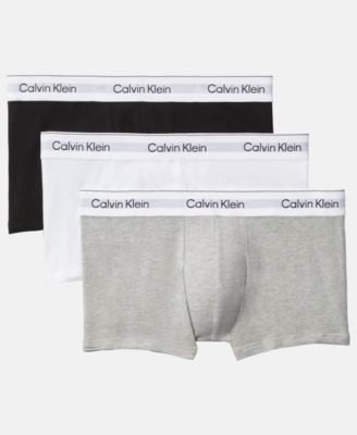 Men's Icon Cotton Stretch Low-Rise Trunks, 3-Pack