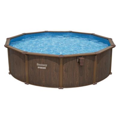 Hydrium 16  x 52" Steel Wall Round Above Ground Swimming Pool Set