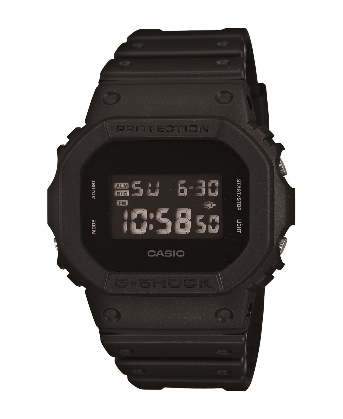 G-shock Unisex Japanese Quartz Black Resin Watch 42.8mm