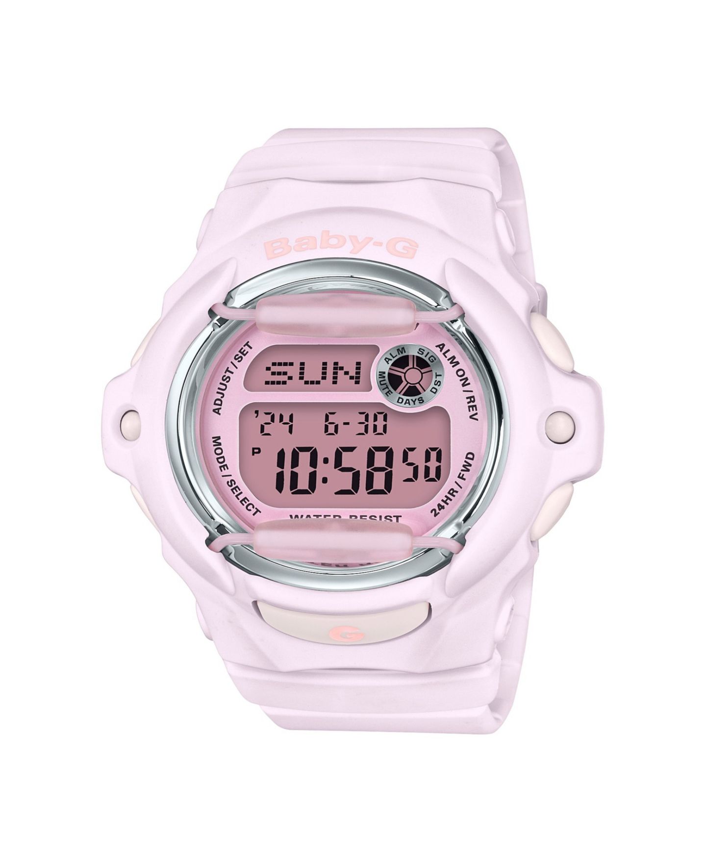 Часы G-Shock Unisex Japanese Quartz Pink Resin Watch 42.6mm — фото 1
