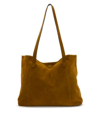 Suede Elise Large Tote Handbag