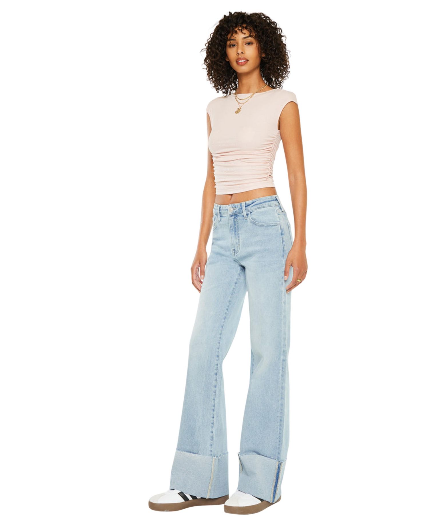 Women's Franny Essentials High Rise Wide Flare Jeans
