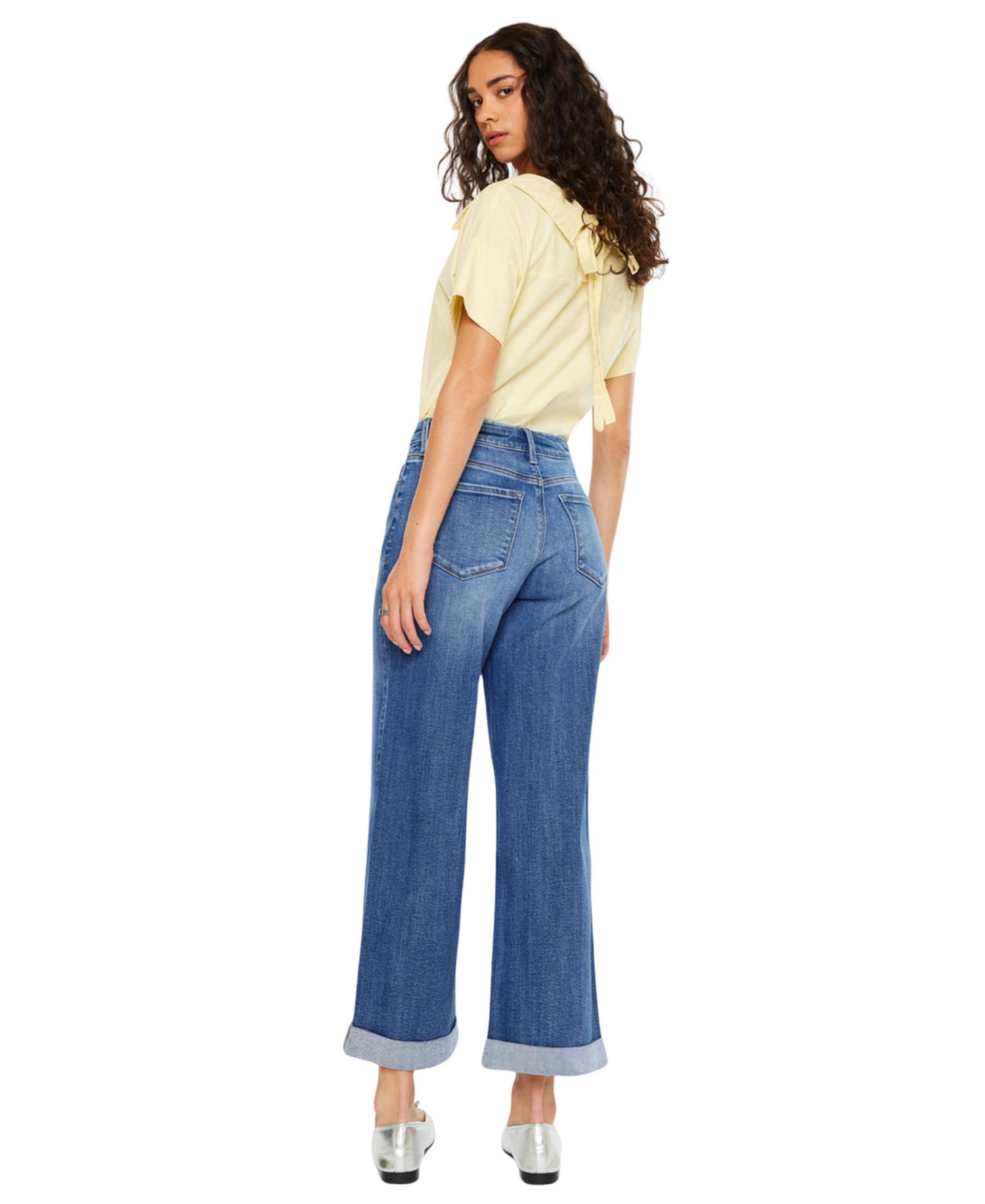 Women's Reyna Essentials High Rise Wide Leg Jeans