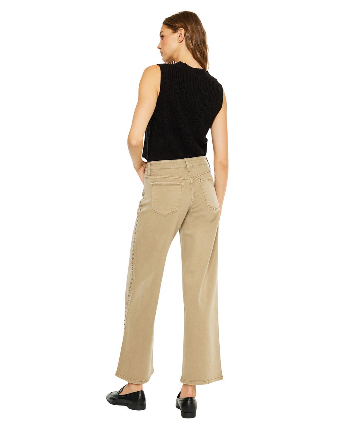 KanCan Women's Ellie Mid Rise Wide Leg Jeans view 2 — MAYCSS fashion products