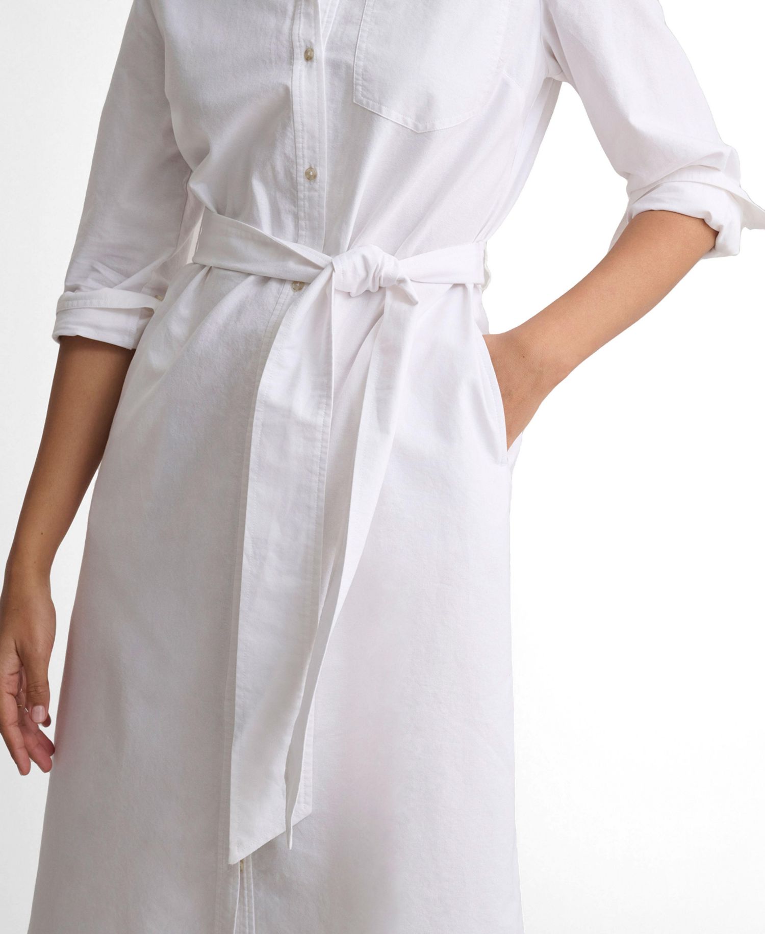 Women's Cotton Oxford Relaxed Bailey Shirt Dress