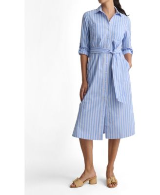 Women's Cotton Adele Midi Shirt Dress