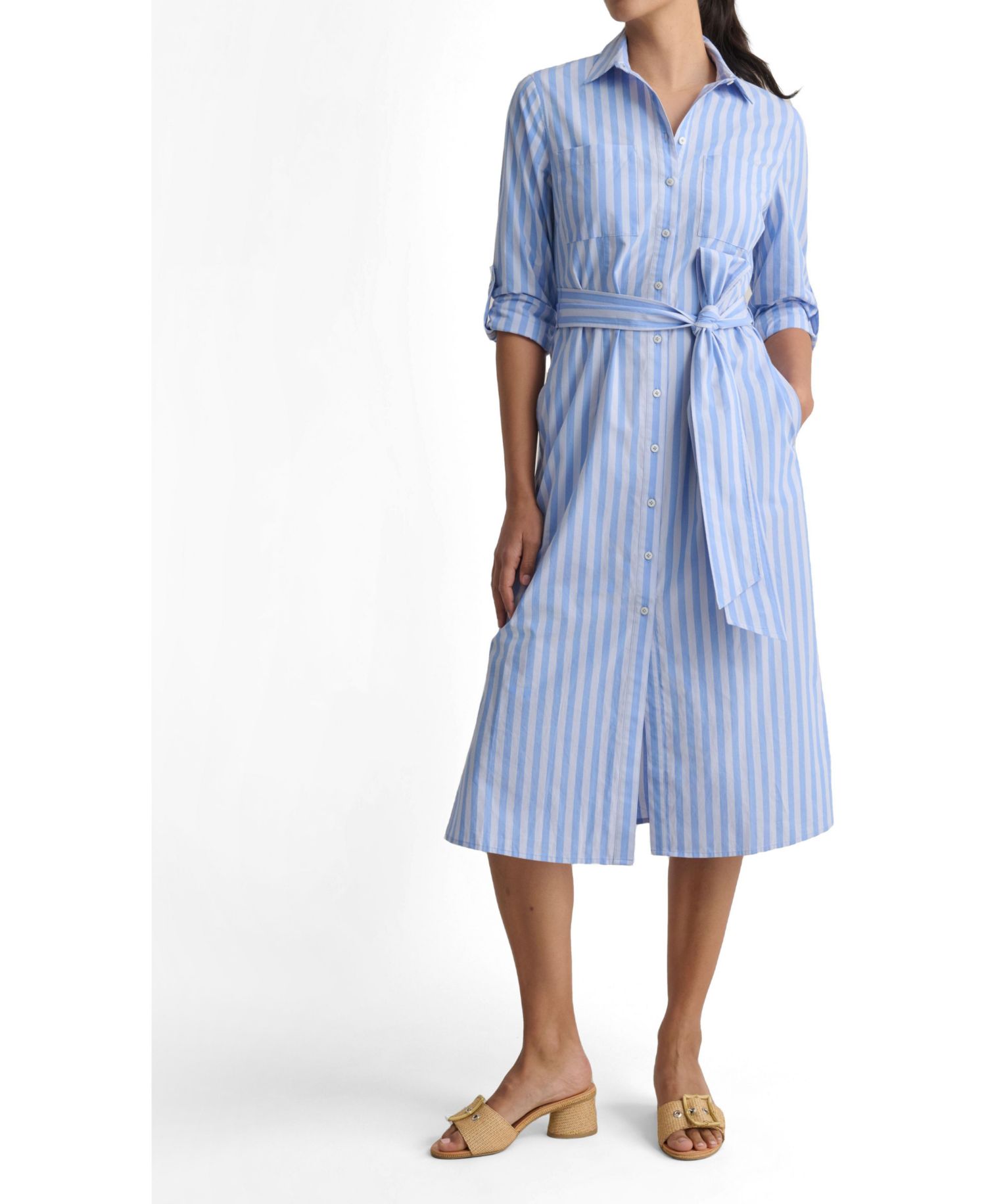 Women's Cotton Adele Midi Shirt Dress