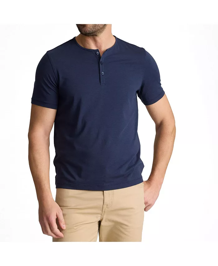 Men's Regular Fit EcoSoft Short-Sleeve Henley