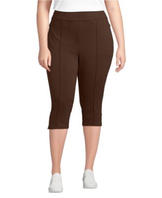 Women's Starfish High Rise Pintuck Capri Pants