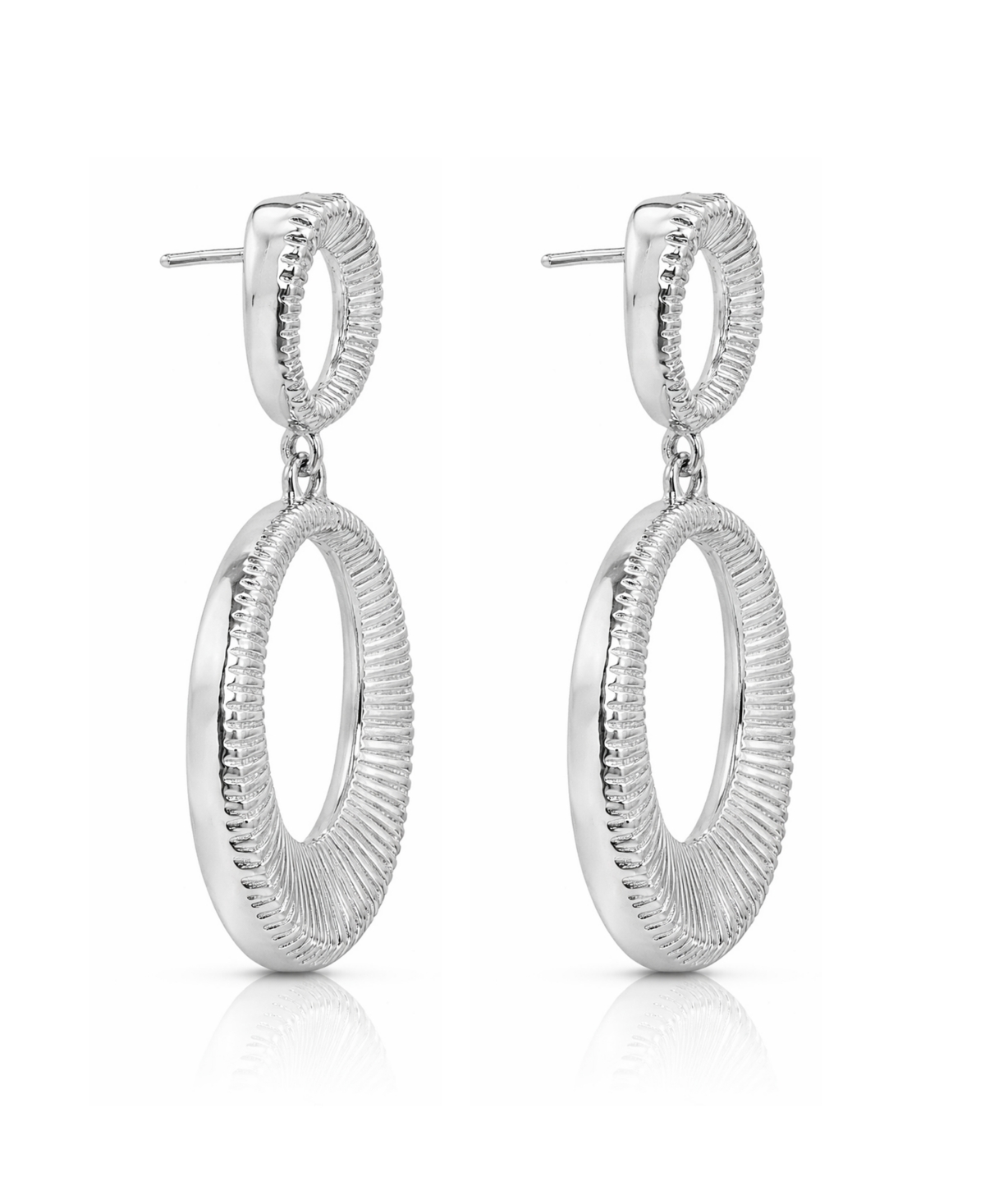 And Now This Circle Drop Post Earrings