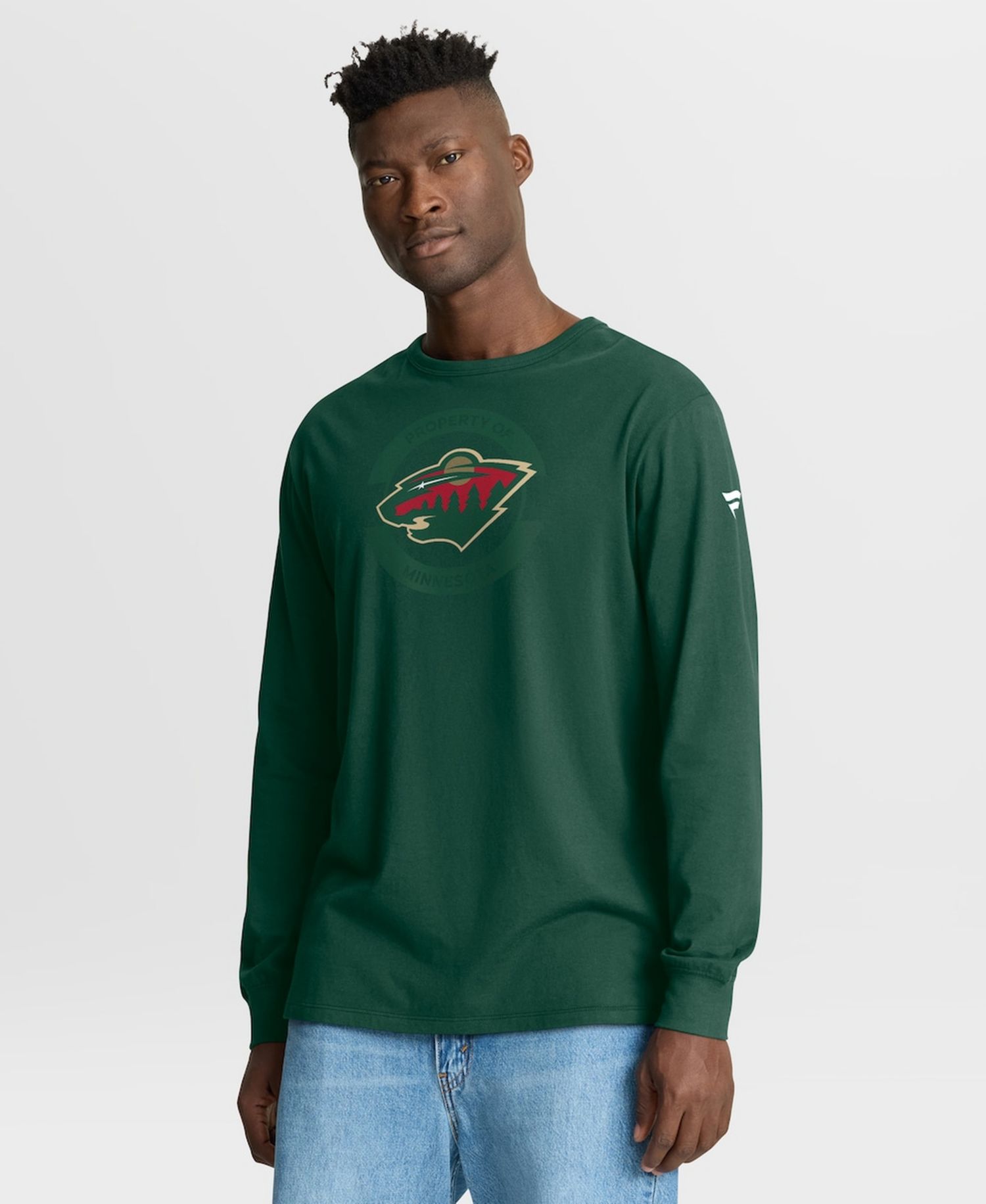 Men's Green Minnesota Wild Authentic Pro Property Of Practice Long Sleeve T-Shirt