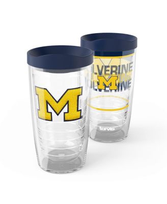 Michigan Wolverines 2-Pack 16oz. Competitor Emblem Tumbler Set