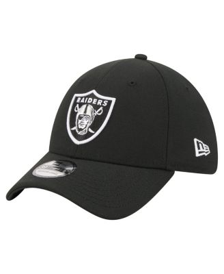 Men's Black Las Vegas Raiders Core Team 39THIRTY Flex Hat