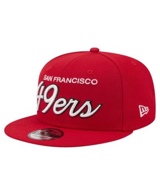 Men's Scarlet San Francisco 49ers Core Team Script 9FIFTY Snapback Hat