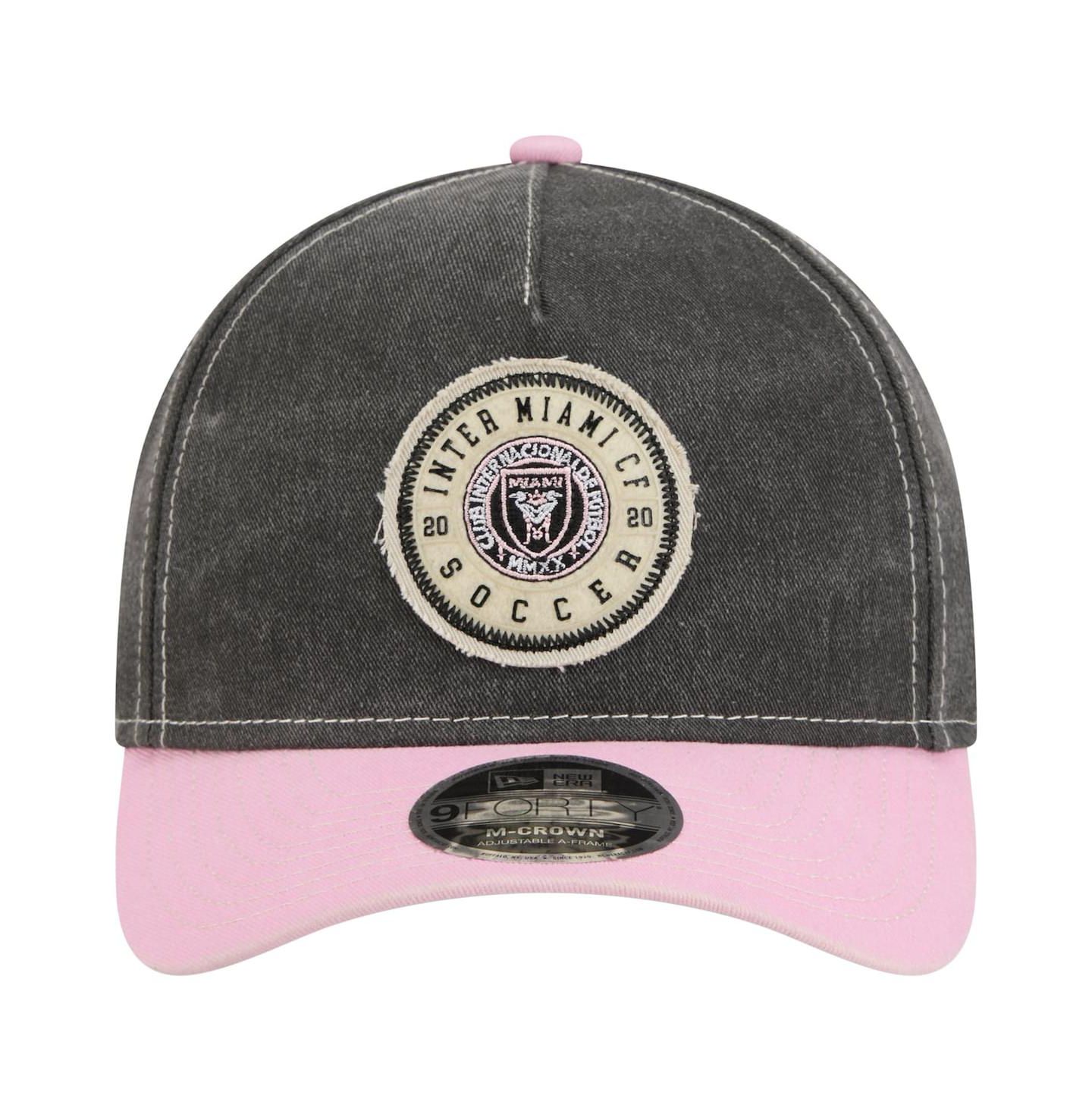 Мужские головные уборы New Era Black Inter Miami CF Jersey Hook 9FORTY Adjustable Hat — фото 2