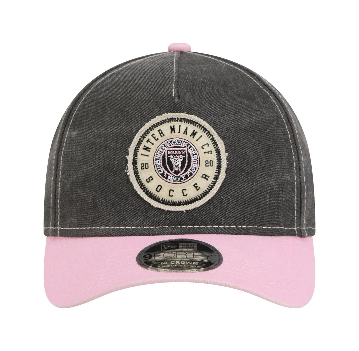 Men's Black Inter Miami CF Jersey Hook 9FORTY Adjustable Hat