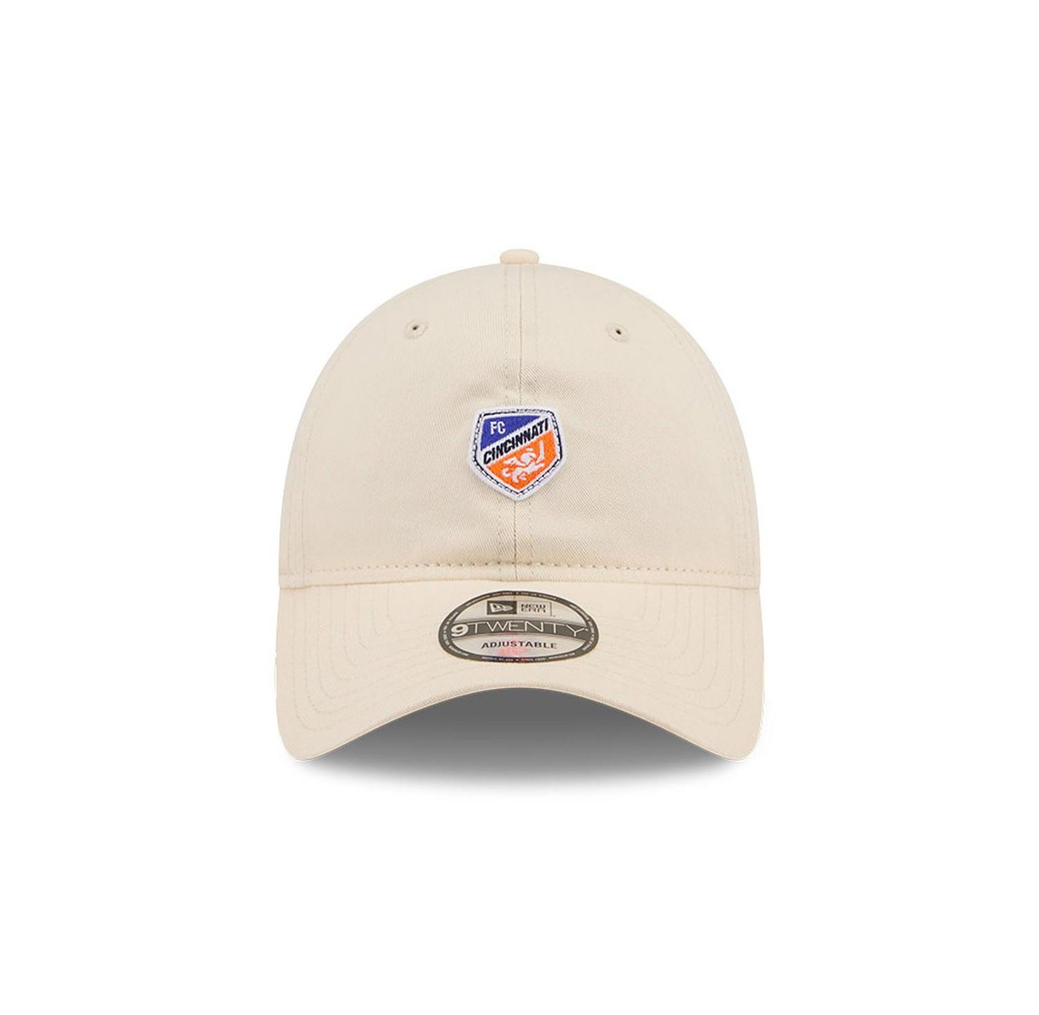 Men's Beige FC Cincinnati Micro Team Logo 9TWENTY Adjustable Hat