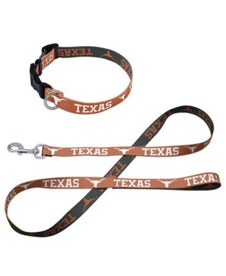 Texas Longhorns Pet Leash and Collar Set
