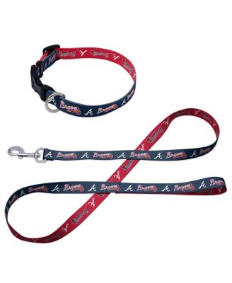 Atlanta Braves Pet Leash and Collar Set