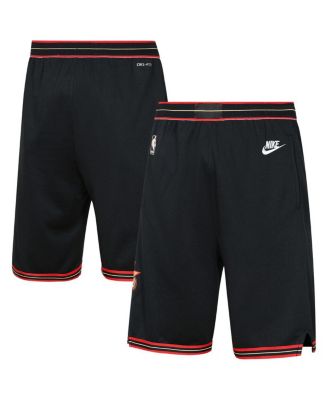 Big Boys and Girls&nbsp;Black Philadelphia 76ers Hardwood Classics Dri-FIT Swingman Shorts