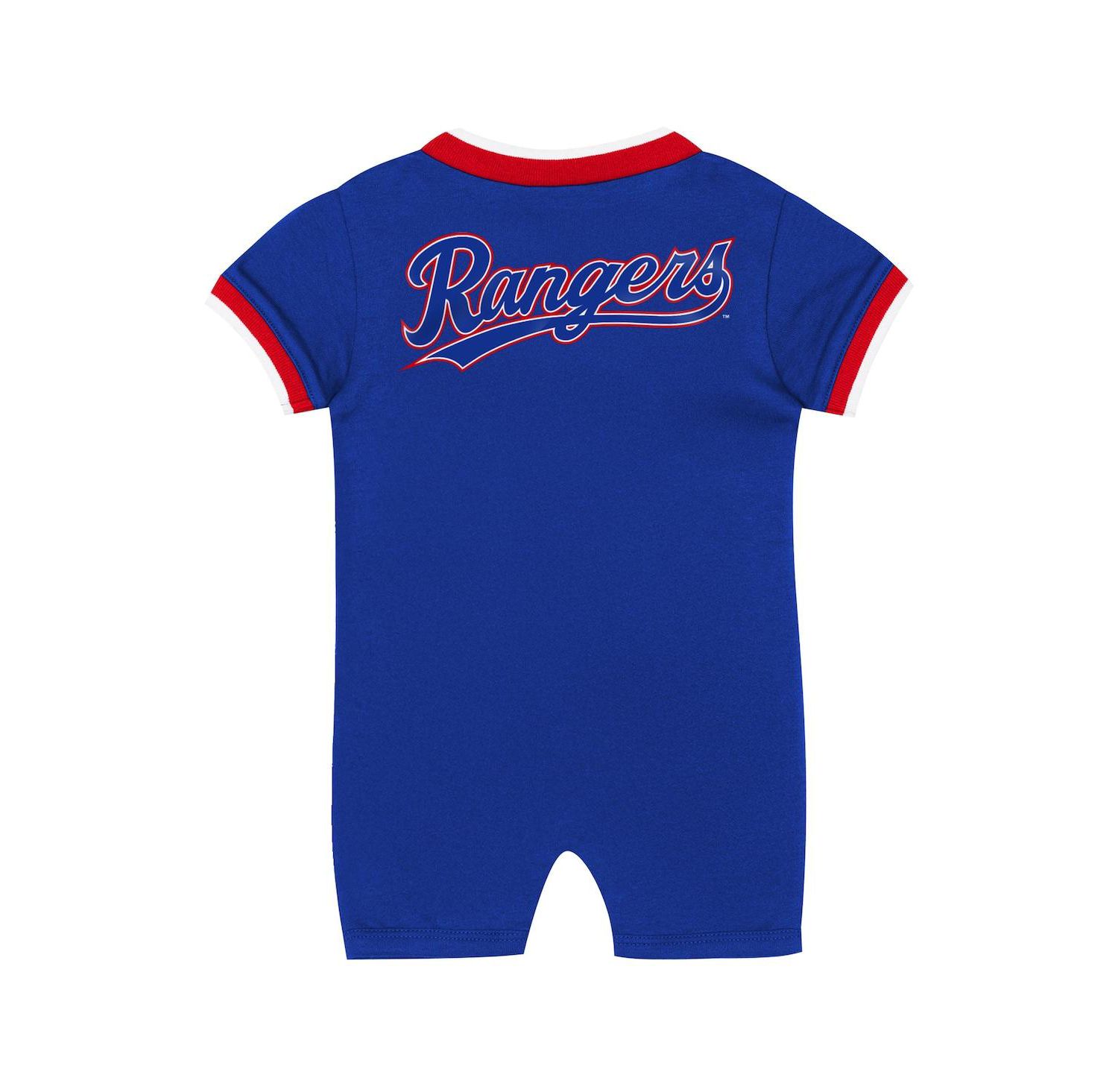 Baby Boys and Girls Royal Texas Rangers Pinch Coverall