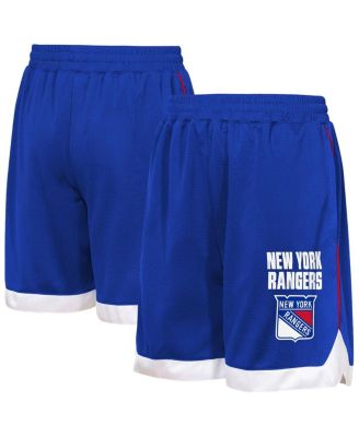 Big Boys and Girls Blue New York Rangers All Star Shorts