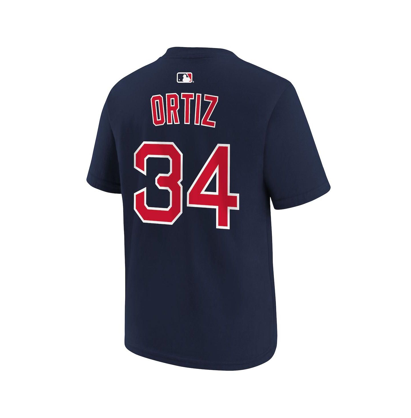 Детская футболка Nike David Ortiz Navy Boston Red Sox Name & Number — фото 3