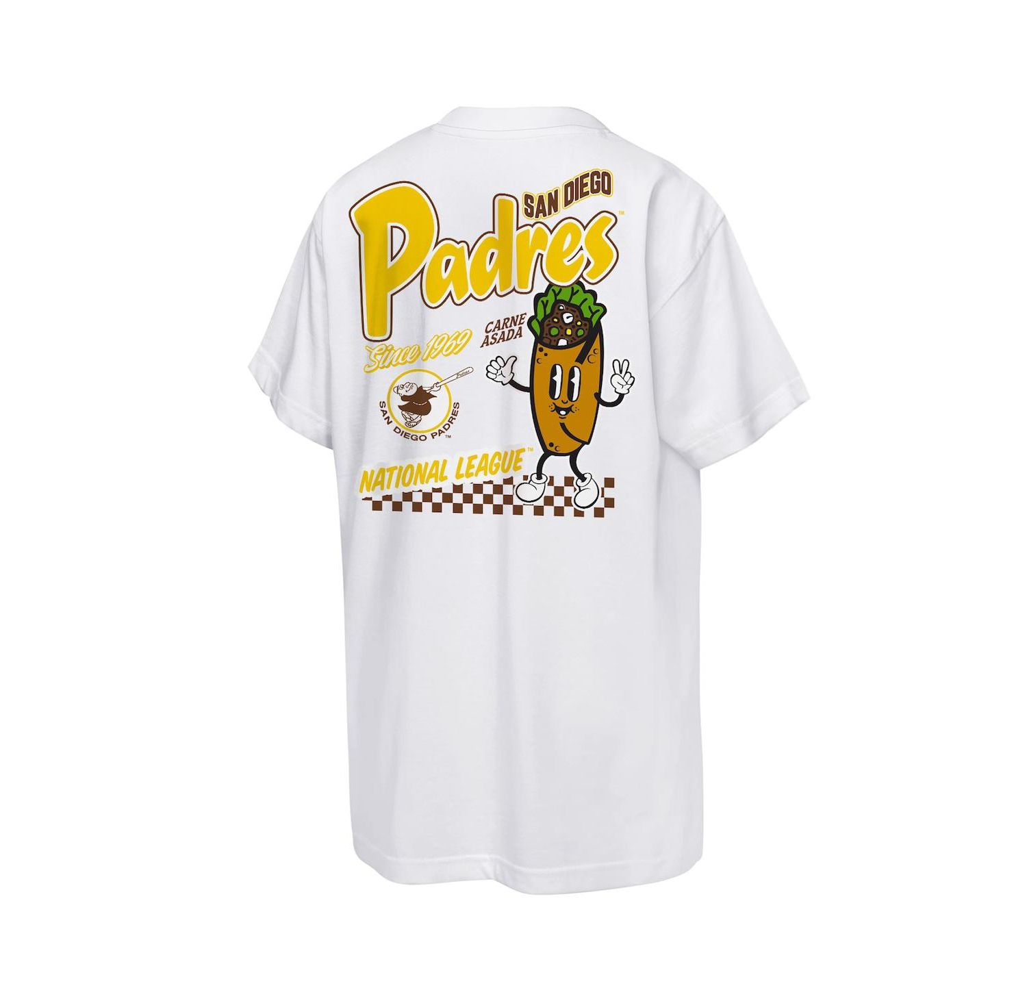 Big Boys and Girls White San Diego Padres Cooperstown Concession T-Shirt