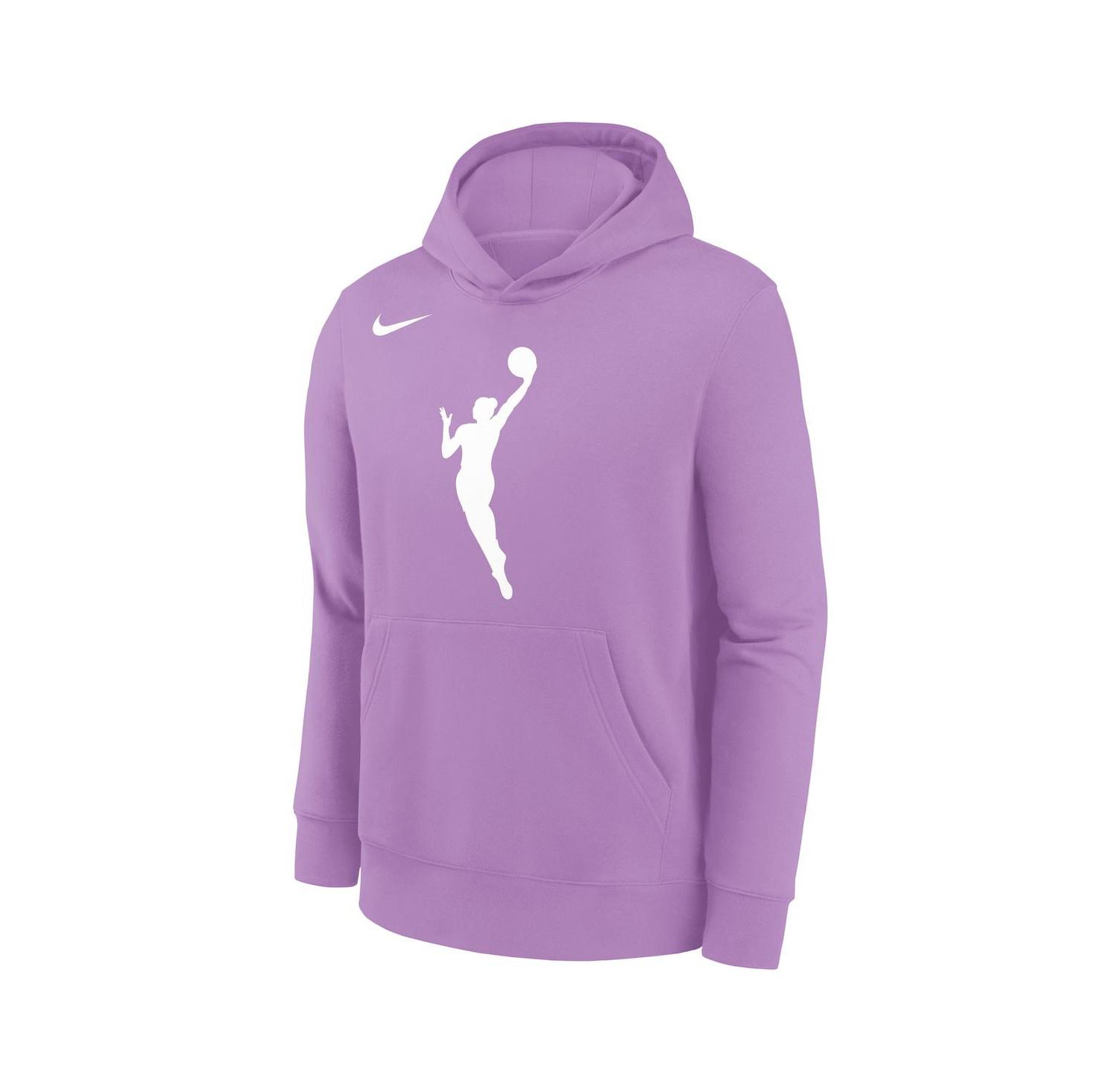 Big Boys and Girls Violet WNBA Essential Team Hoodie