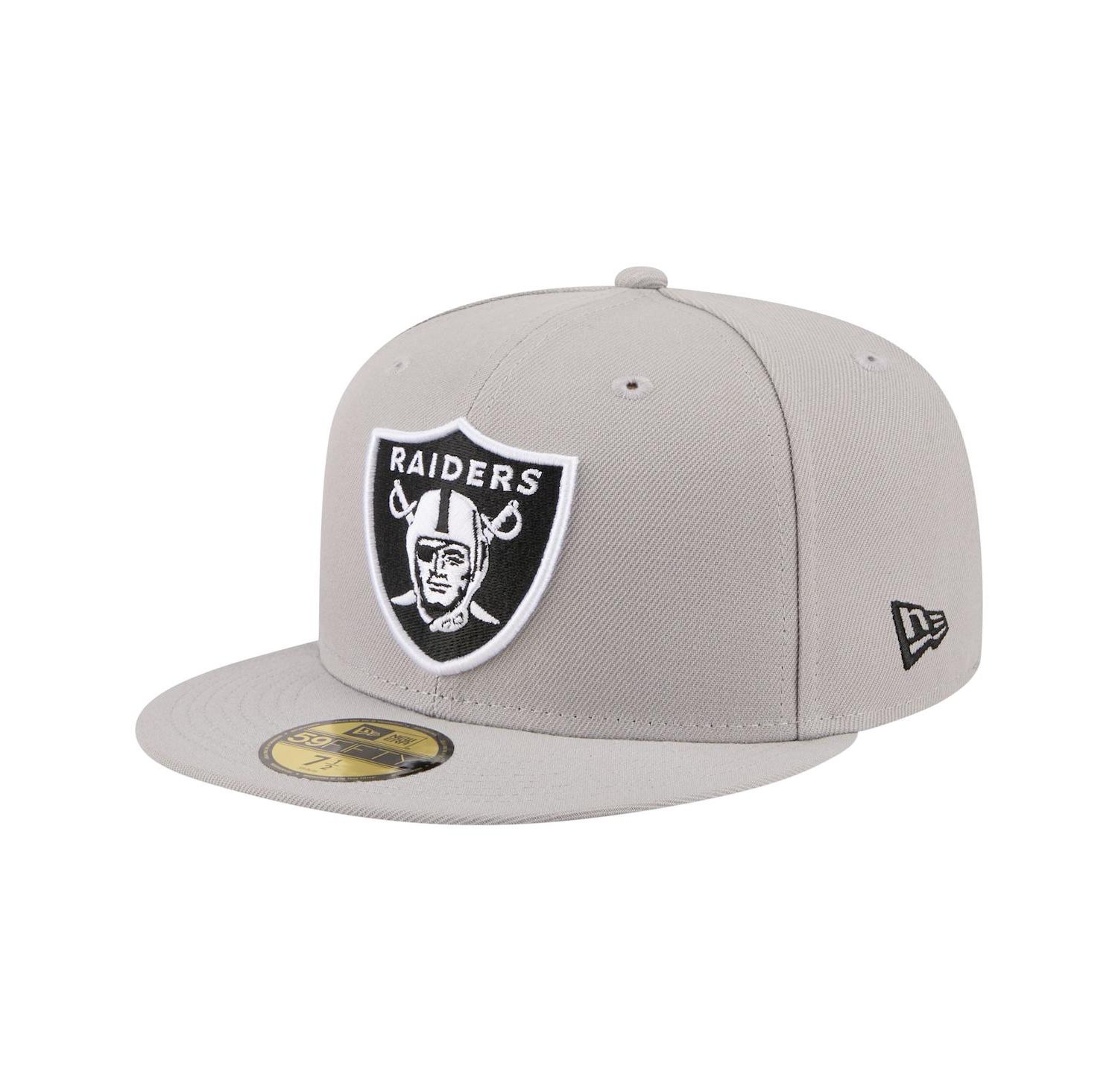 Men's Gray Las Vegas Raiders 59FIFTY Fitted Hat